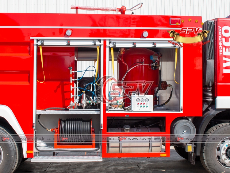Dry Powder Water Foam Fire Truck IVECO - Dry Powder System 1